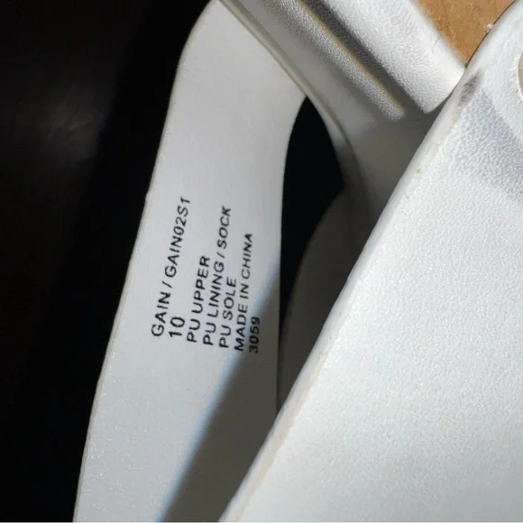 Steve Madden Gladiator White Strap Tan Platform Clog Heel Sandals Size 10 - Picture 12 of 14